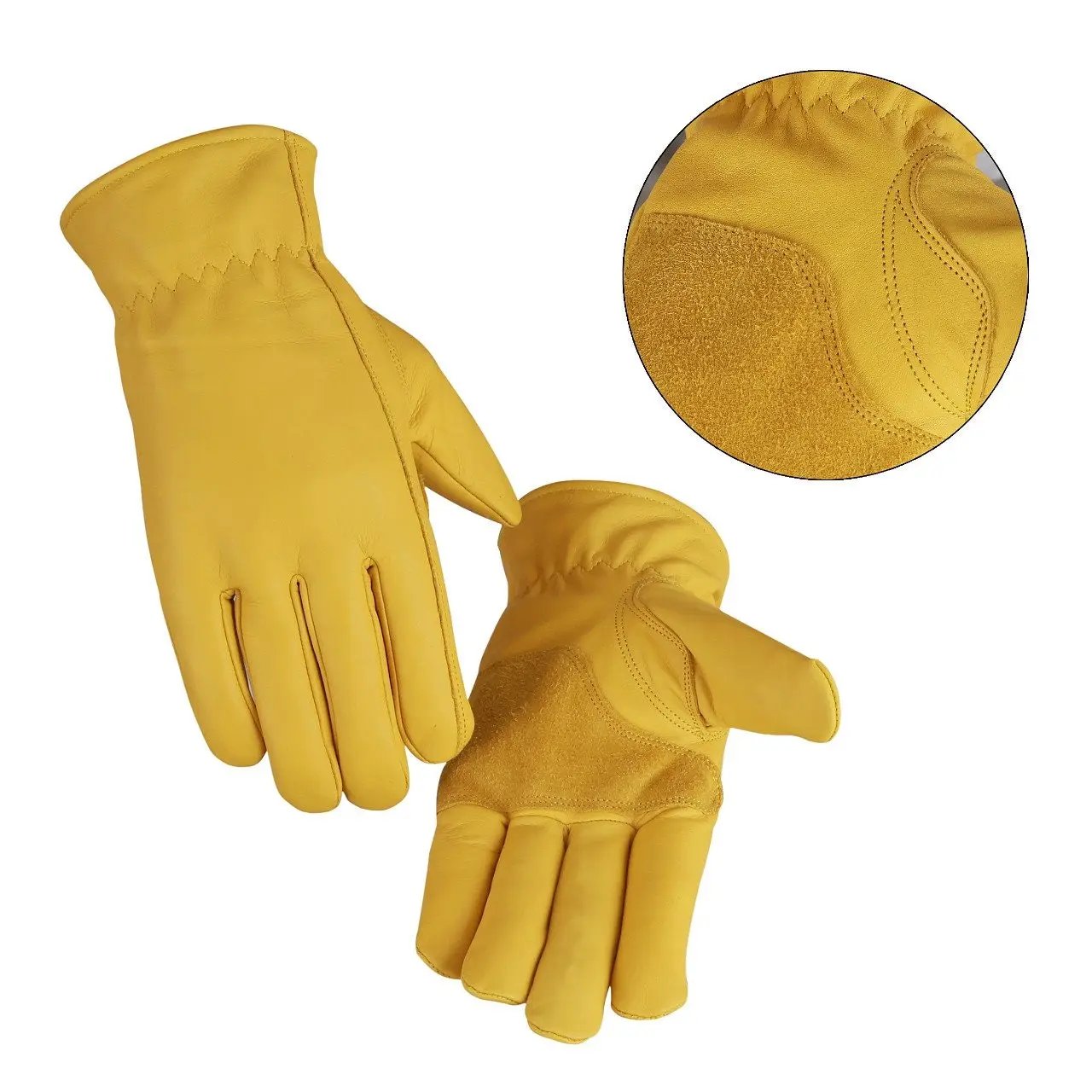 Cowhide Winter Leather Work Gloves